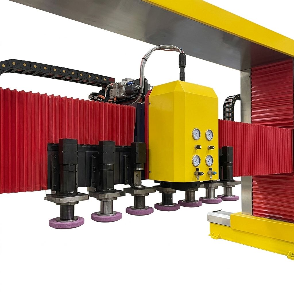 Gantry multi station grinding machine